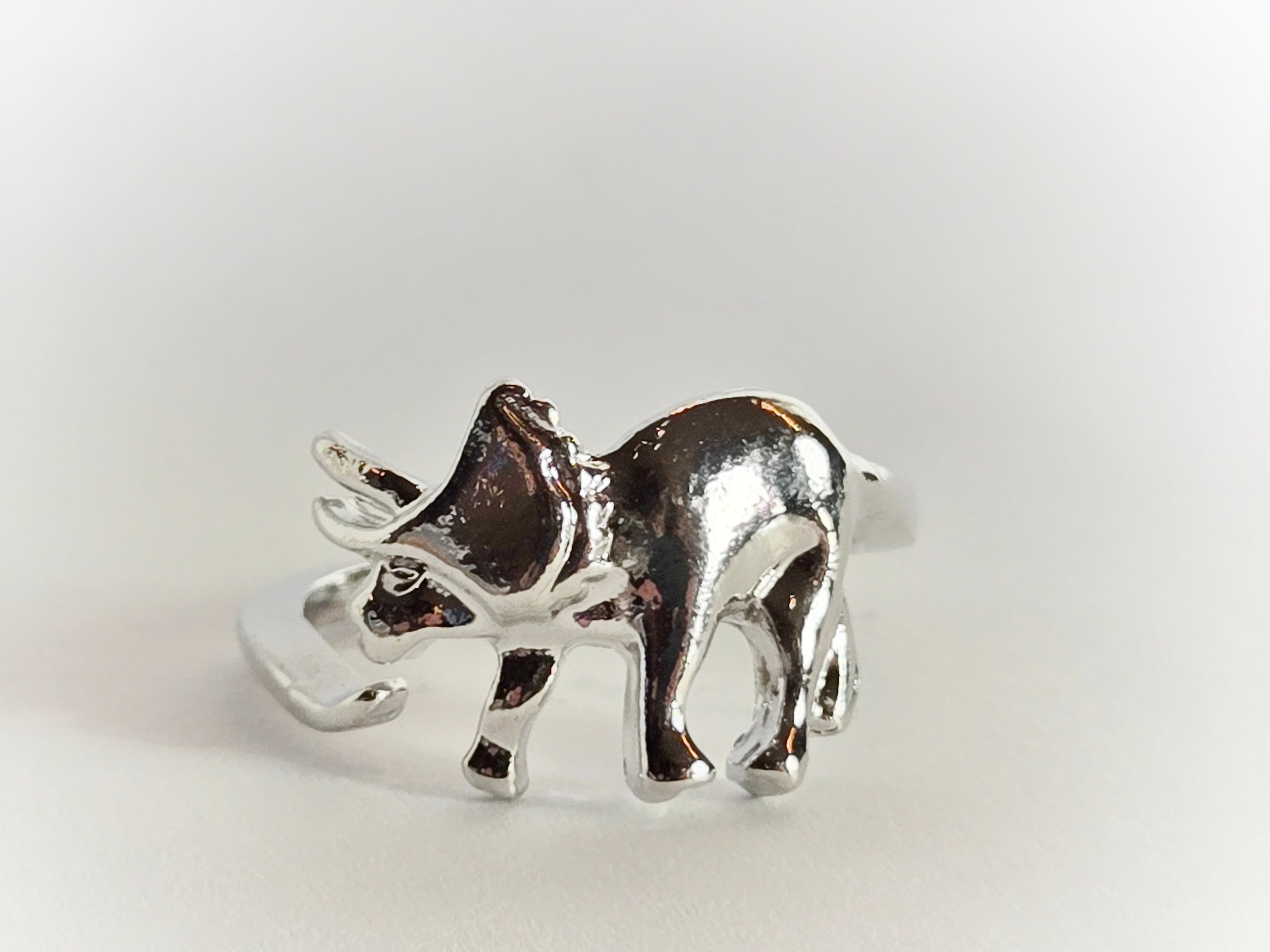 Dinosaur Ring | Triceratops (Size 5/Adjustable)