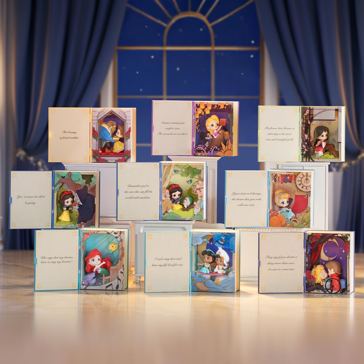 Pop Mart Disney Princess's Fairy Tales Series Scene Sets Blind Box (1 Random Box)
