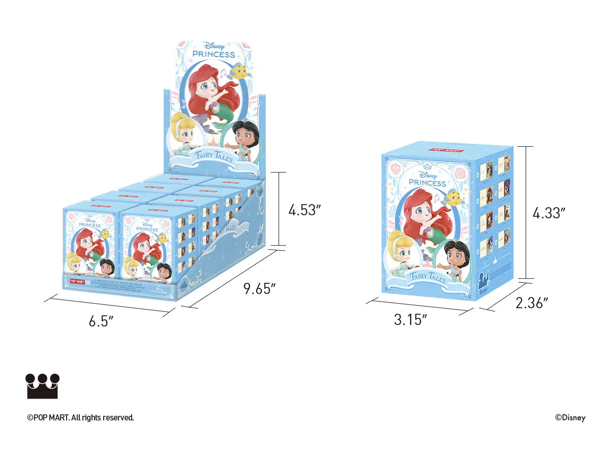 Pop Mart Disney Princess's Fairy Tales Series Scene Sets Blind Box (1 Random Box)