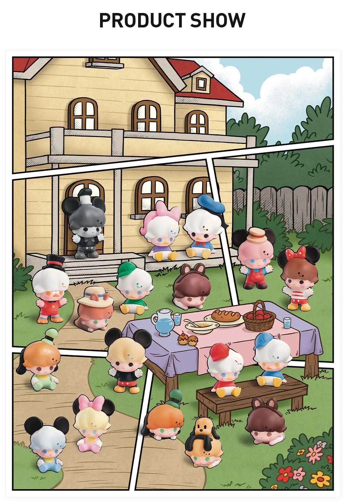 POP BEAN DIMOO WORLD × DISNEY Classic Series（3Pcs Per Pack）[Pre Order]