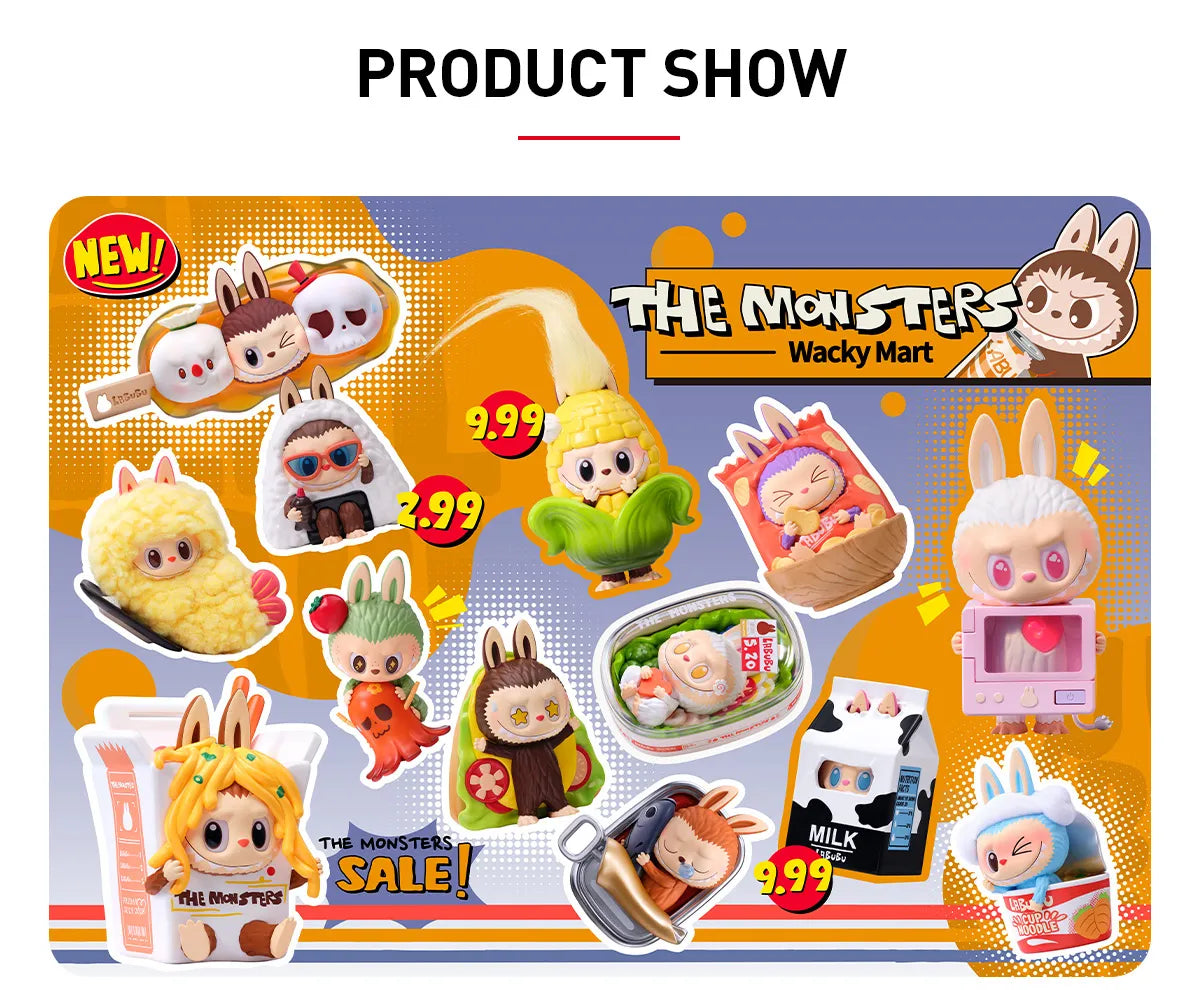 Labubu - The Monsters Wacky Mart Series Figure (1 Random Box)