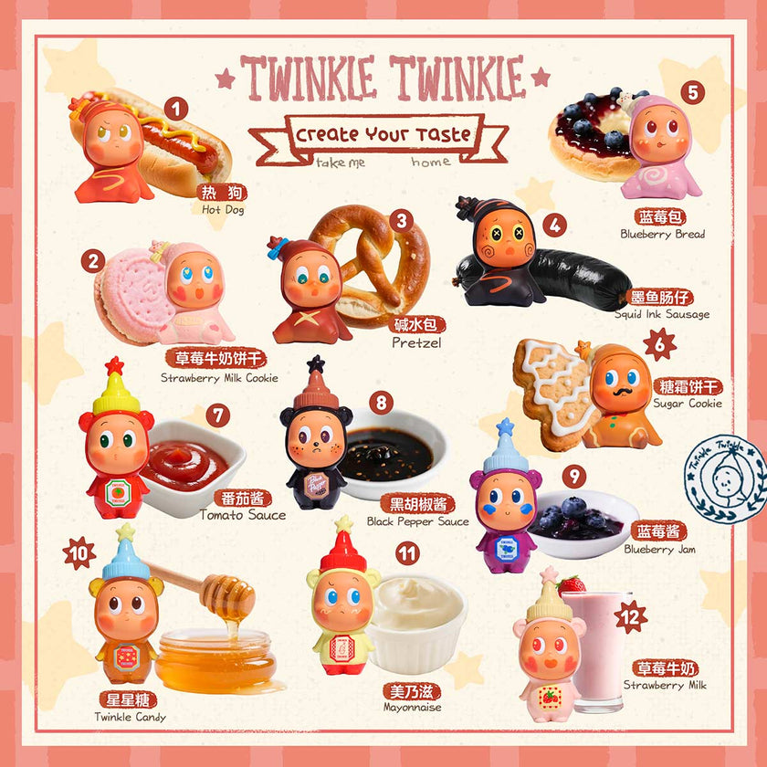 [pre order] Twinkle Twinkle Create Your Taste Series Figures - B