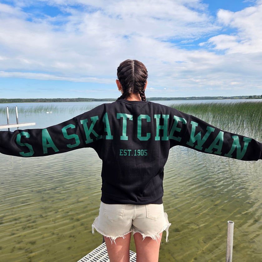 Saskatchewan Back Unisex Crewneck