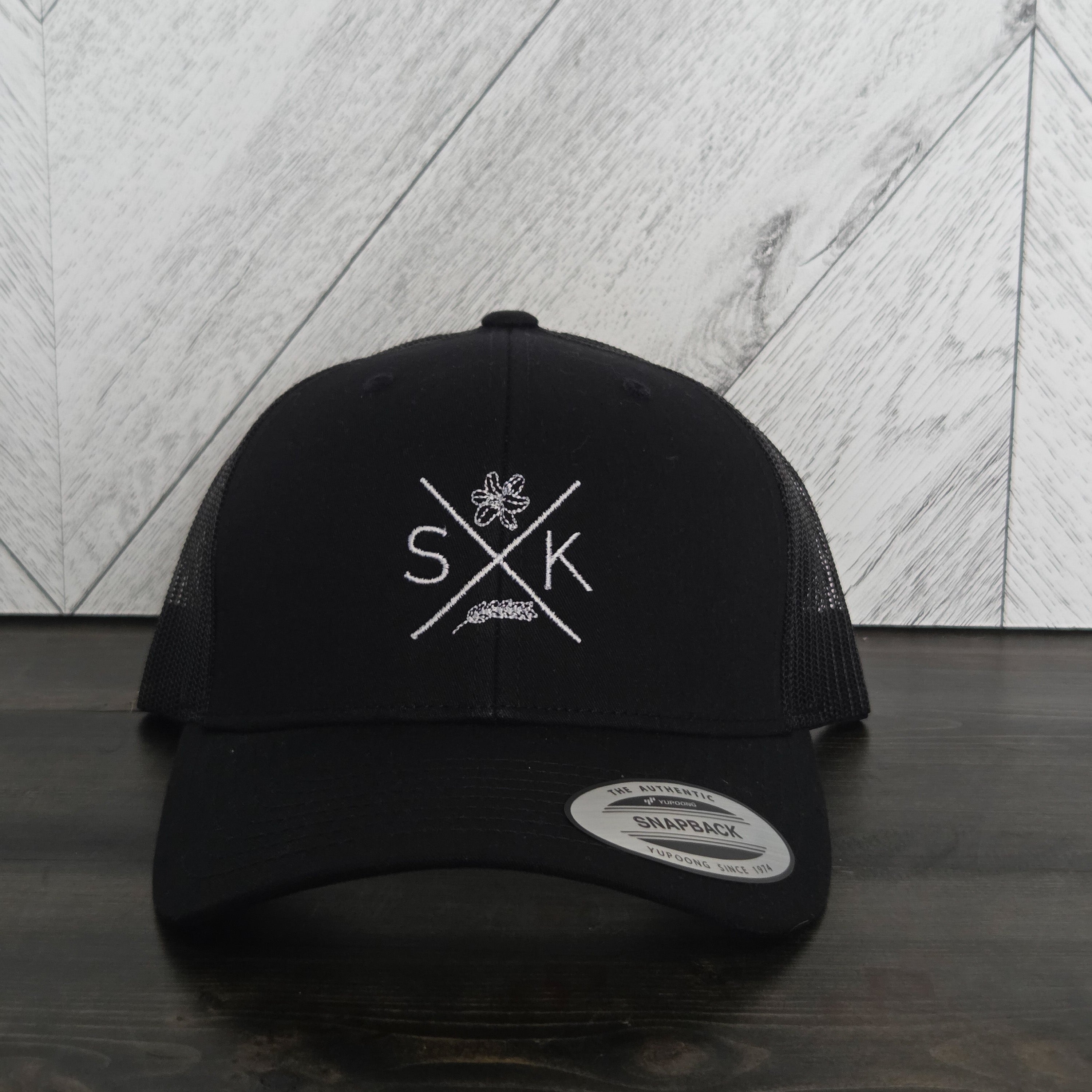 Sask X Embroidered Retro Trucker Cap | Saskatchewan Hat