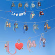 [pre order] THE MONSTERS Pin for Love Series- Letter Pendant Blind Box (A-M)
