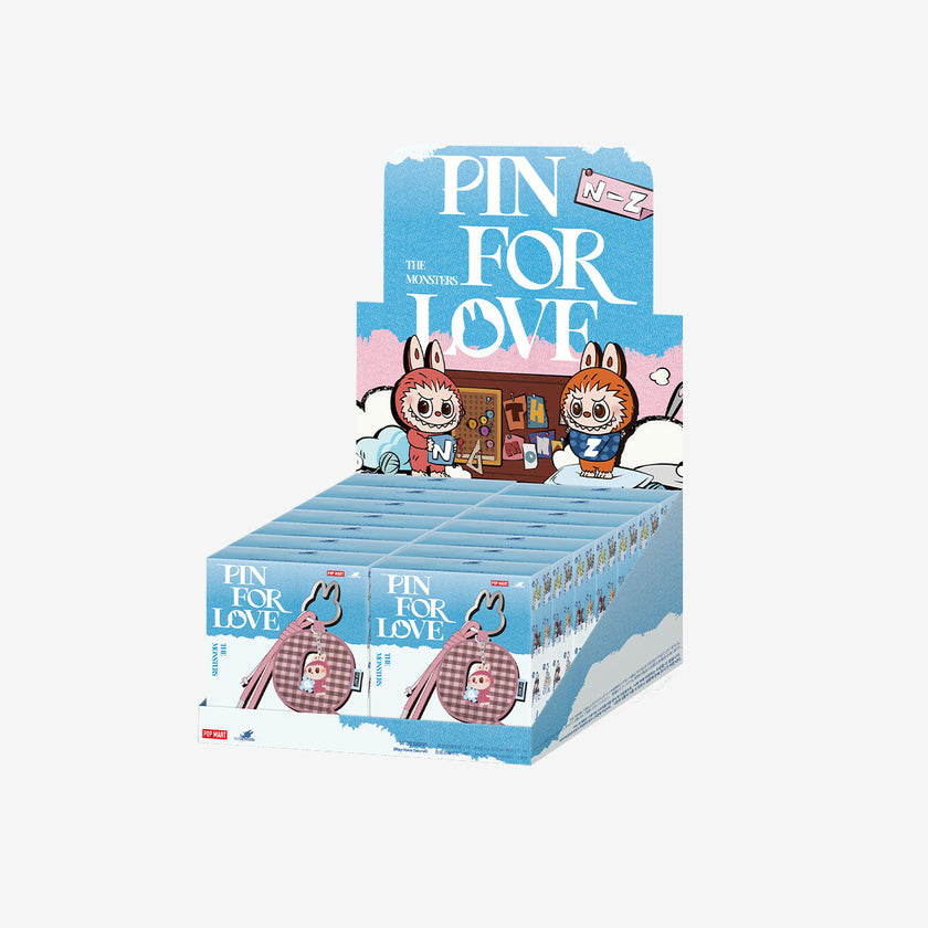 [pre order] THE MONSTERS Pin for Love Series- Letter Pendant Blind Box (N-Z)