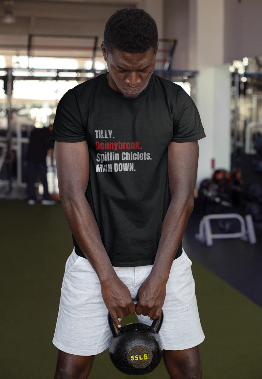 Tilly Donnybrook Spittin Chicklets Man Down T-Shirt - Hockey Fight - Maple Stick Hockey Co. - True Fan