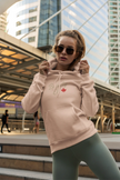 Beauty Eh Canadian Hoodie - Maple Leaf Pride Pullover Sweatshirt - Womens Canada Day Apparel - Cozy Fleece Lined Hooded Sweatshirt