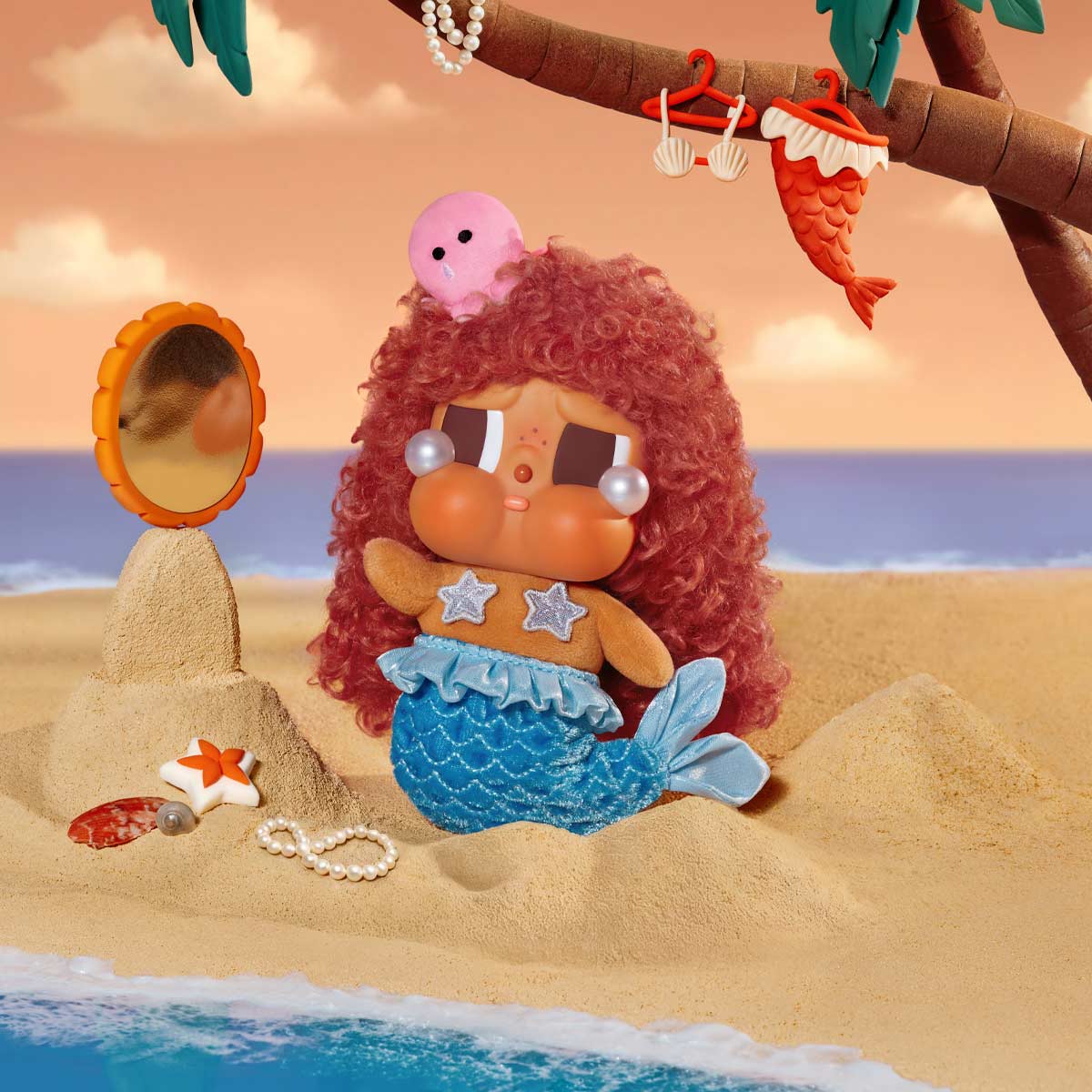 [pre order] CRYBABY Vacation Mode On Series-Vinyl Plush Pendant Blind Box