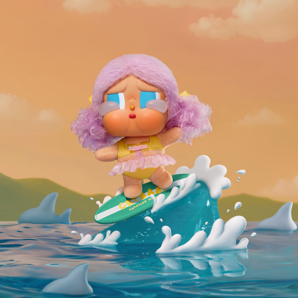 [pre order] CRYBABY Vacation Mode On Series-Vinyl Plush Pendant Blind Box