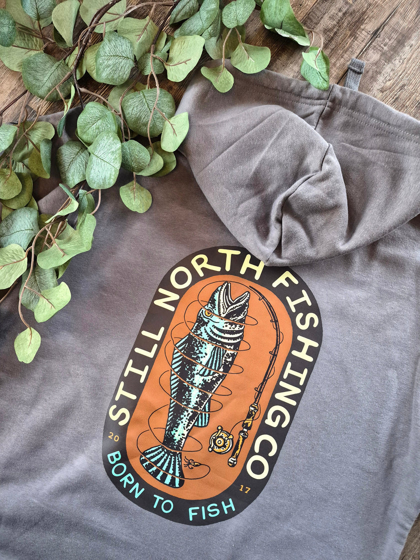 2025 BORN TO FISH HOODIE