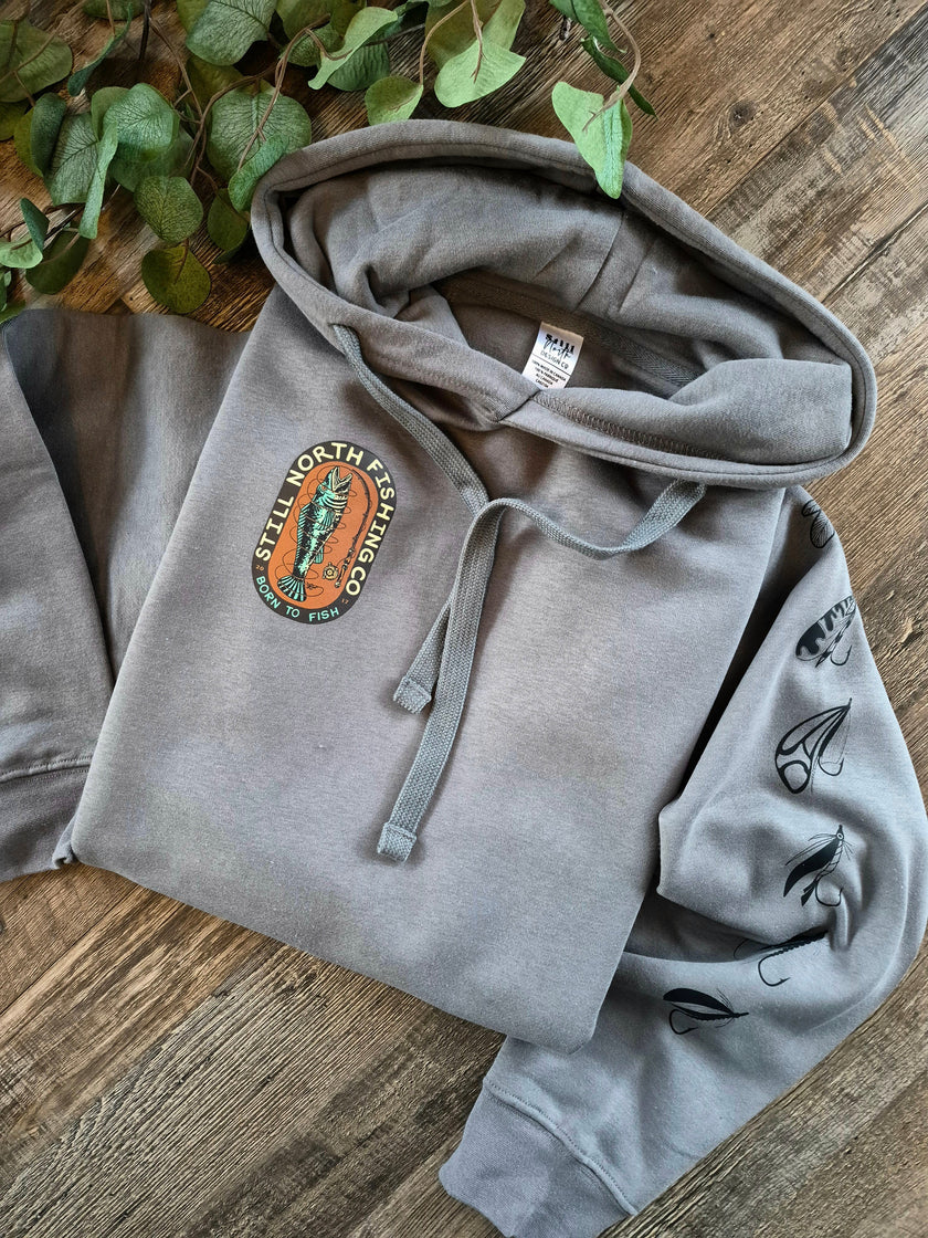 2025 BORN TO FISH HOODIE