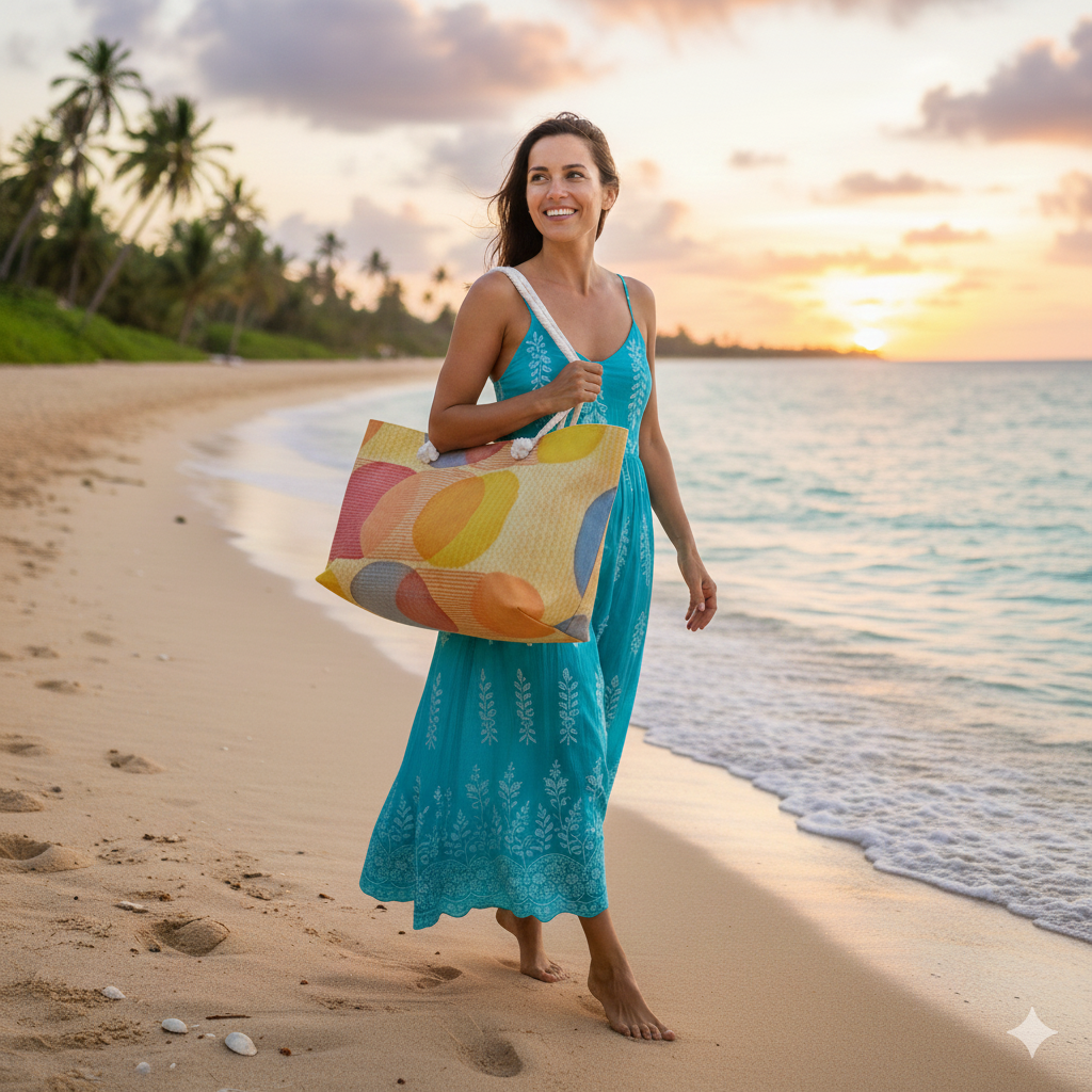 Retro Colorful Circles Weekender Bag| Abstract Geometric Tote| Beach Tote| Large Tote Bag| Busy mom bag | Working mom bag