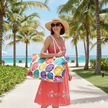 Colorful Watercolor Polka Dots Weekender Bag | Rainbow Beach Tote