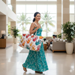 Colorful Handprints Weekender Bag | Painted Hands Pattern