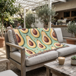 Avocado Pattern Woven Blanket – Cozy Decorative Throw for Kitchen, Living Room & Gifts