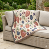 Strawberry Patch Woven Blanket — Fruit Pattern Throw for Kitchen, Picnic & Cozy Home Decor