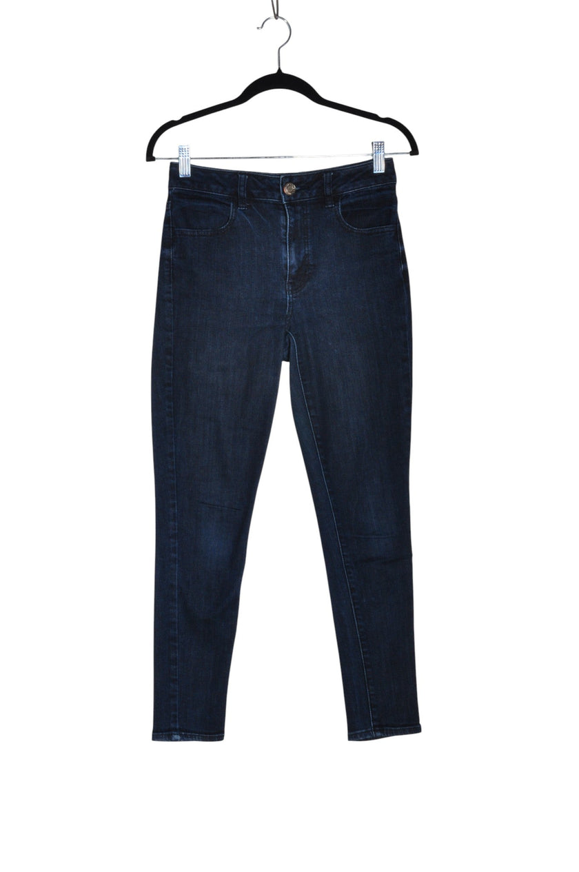 AMERICAN EAGLE Women Straight-Legged Jeans Regular fit in Blue - 4