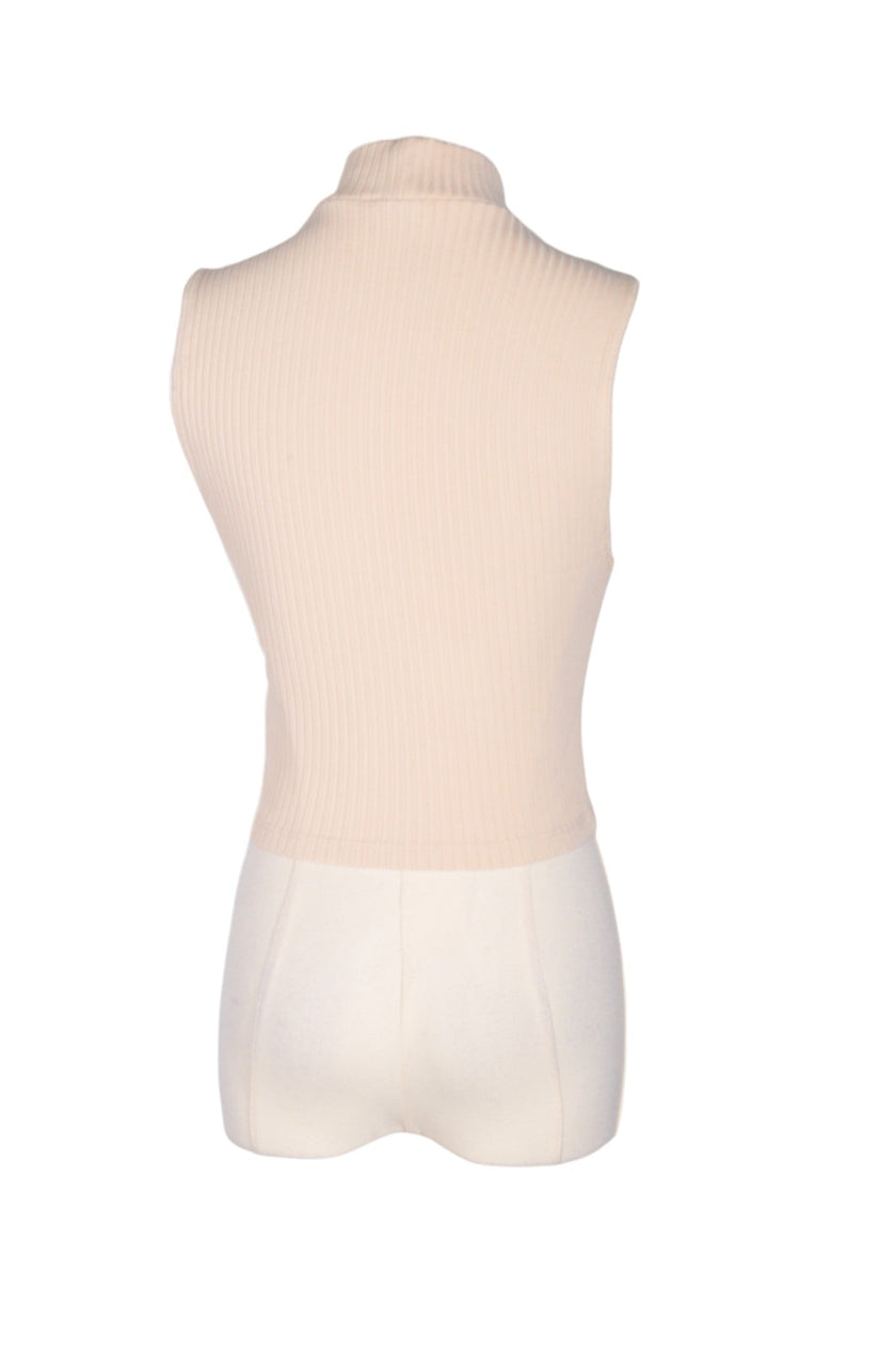 REFORMATION Women Turtleneck Tops Regular fit in Beige - S