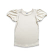 Kids Bamboo Puffed Sleeve T-Shirt | Taffy Pink