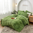 Mink Velvet Four Piece Set Long Plush Crystal Velvet Duvet Cover