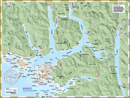 203 North Nootka Sound Kayaking and Boating Map (including Nuchatlitz)