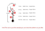 Creative vase acrylic 3D wall sticker Home Wall Decals