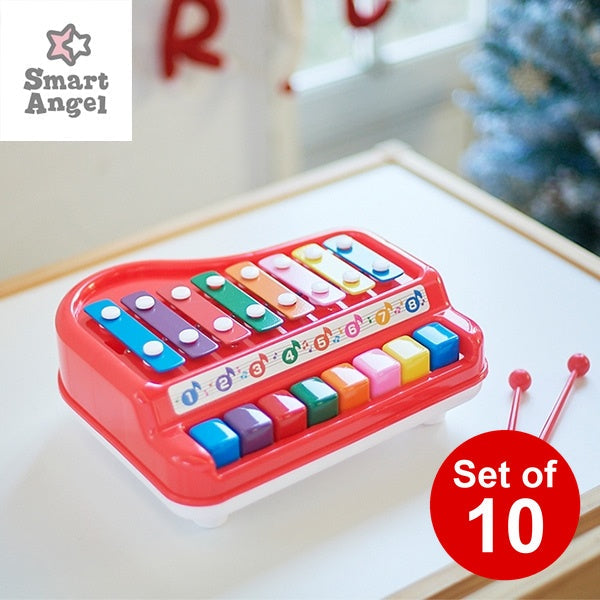 [ ケース販売 ]  SmartAngel  たたいてひいて! けんばん付きてっきん×10個入 [西松屋]【日本出荷】