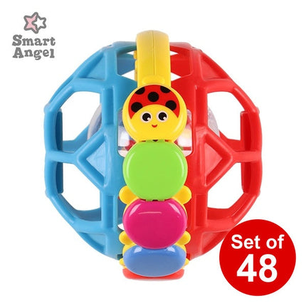 [ ケース販売 ]  SmartAngel  てんとう虫のラトルボール×48個入 [西松屋]【日本出荷】