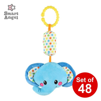 [ ケース販売 ]  SmartAngel  ゾウさんのチャイムラトル×48個入 [西松屋]【日本出荷】
