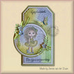 Nellie's Choice Texture Clear Stamp Writing