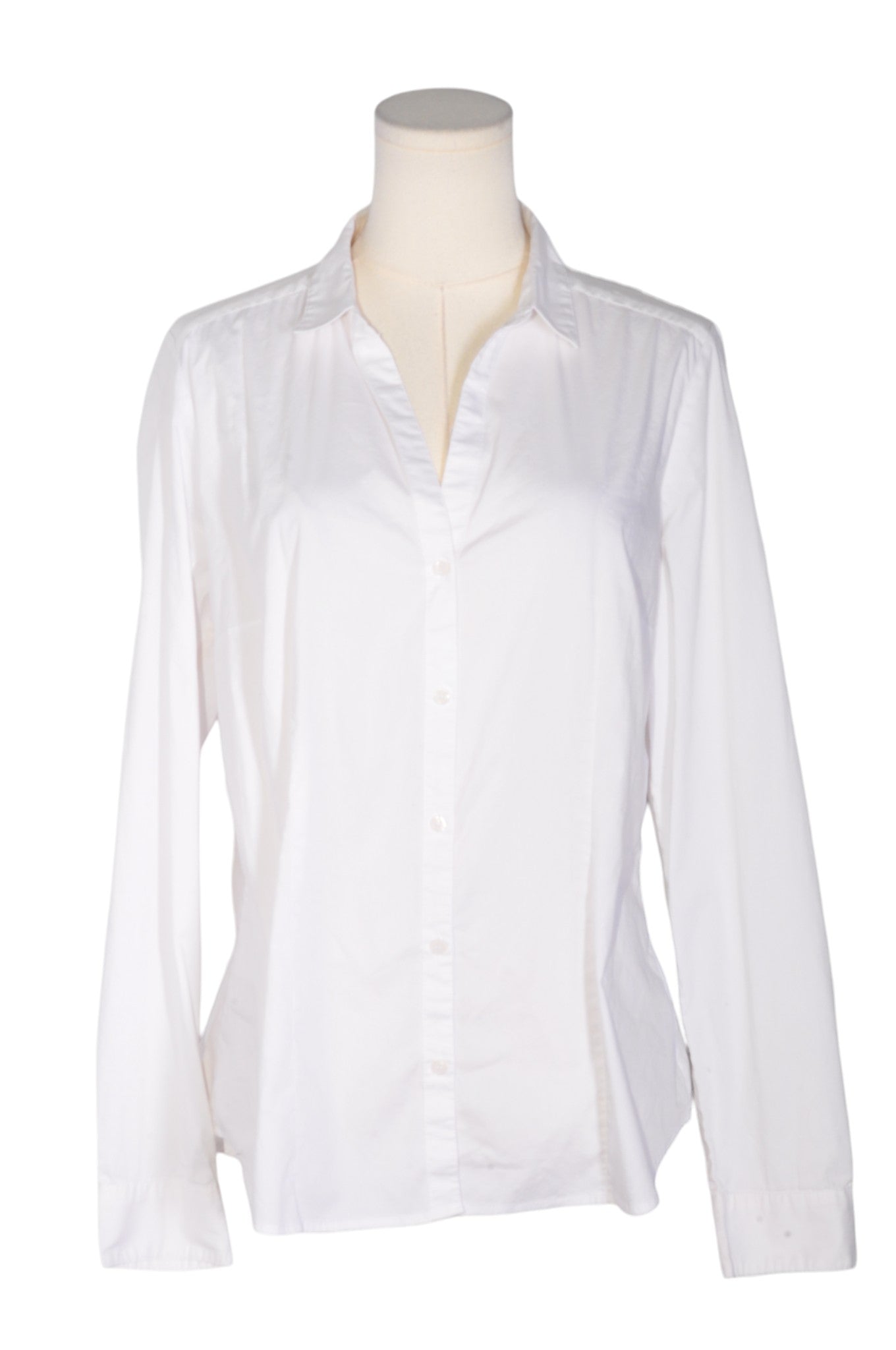 FOREVER 21 Women Button Down Tops Regular fit in White - L