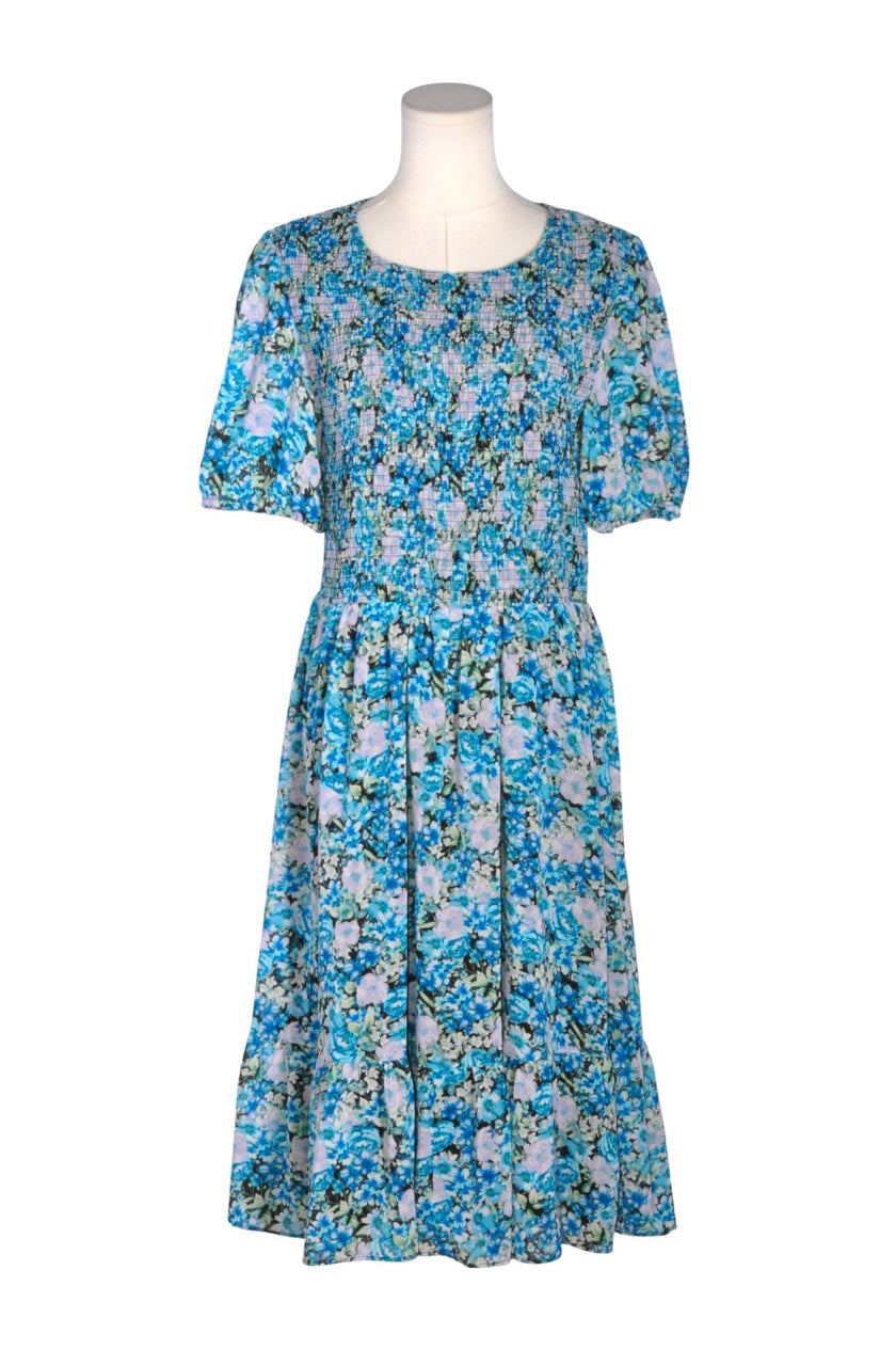 SUZY SHIER Women Midi Dresses Regular fit in Blue - L