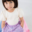 Kids Bamboo Puffed Sleeve T-Shirt | Taffy Pink