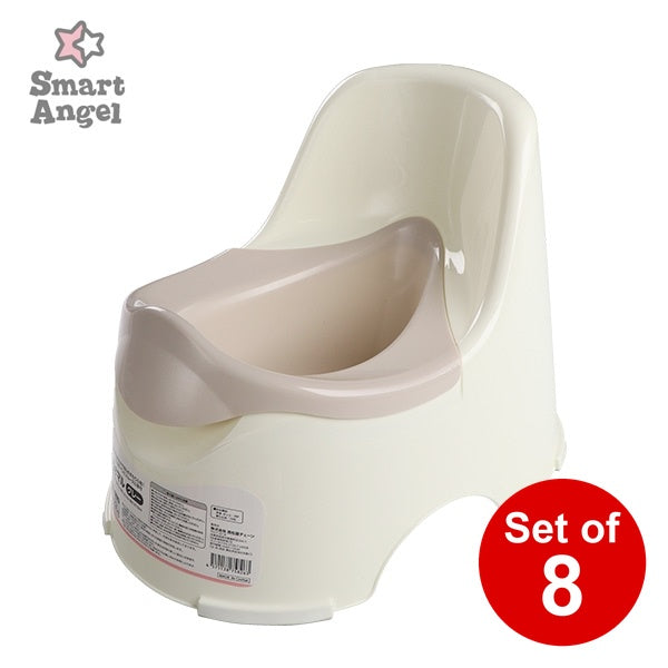 [ ケース販売 ]  SmartAngel  抗菌すわるオマル（グレー）×8個入 [西松屋]【日本出荷】