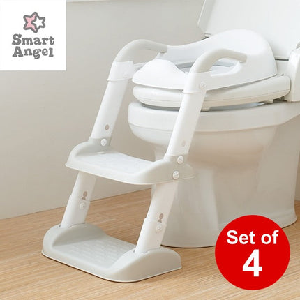 [ ケース販売 ]  SmartAngel  ステップ付き補助便座×4個入 [西松屋]【日本出荷】