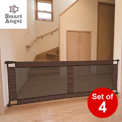 [ ケース販売 ]  SmartAngel  シンプルフェンスL ブラウン ×4個入 [西松屋]【日本出荷】