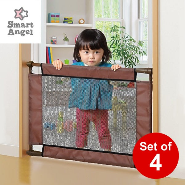 [ ケース販売 ]  SmartAngel  シンプルフェンスS ブラウン×4個入 [西松屋]【日本出荷】