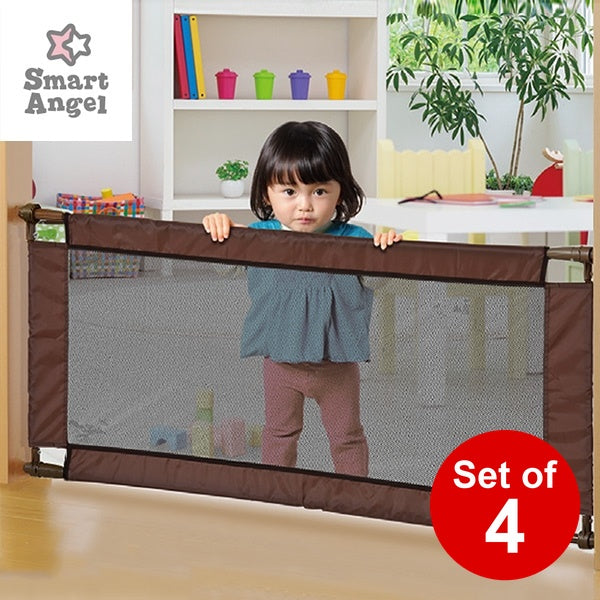 [ ケース販売 ]  SmartAngel  シンプルフェンスM ブラウン ×4個入 [西松屋]【日本出荷】