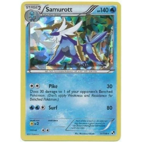 Samurott - 31/114 (Cracked Ice Holo) (031/114) (PR)