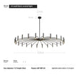 Nordic Style Lamps Simple Modern Net Red Chandelier Minimalist Creative