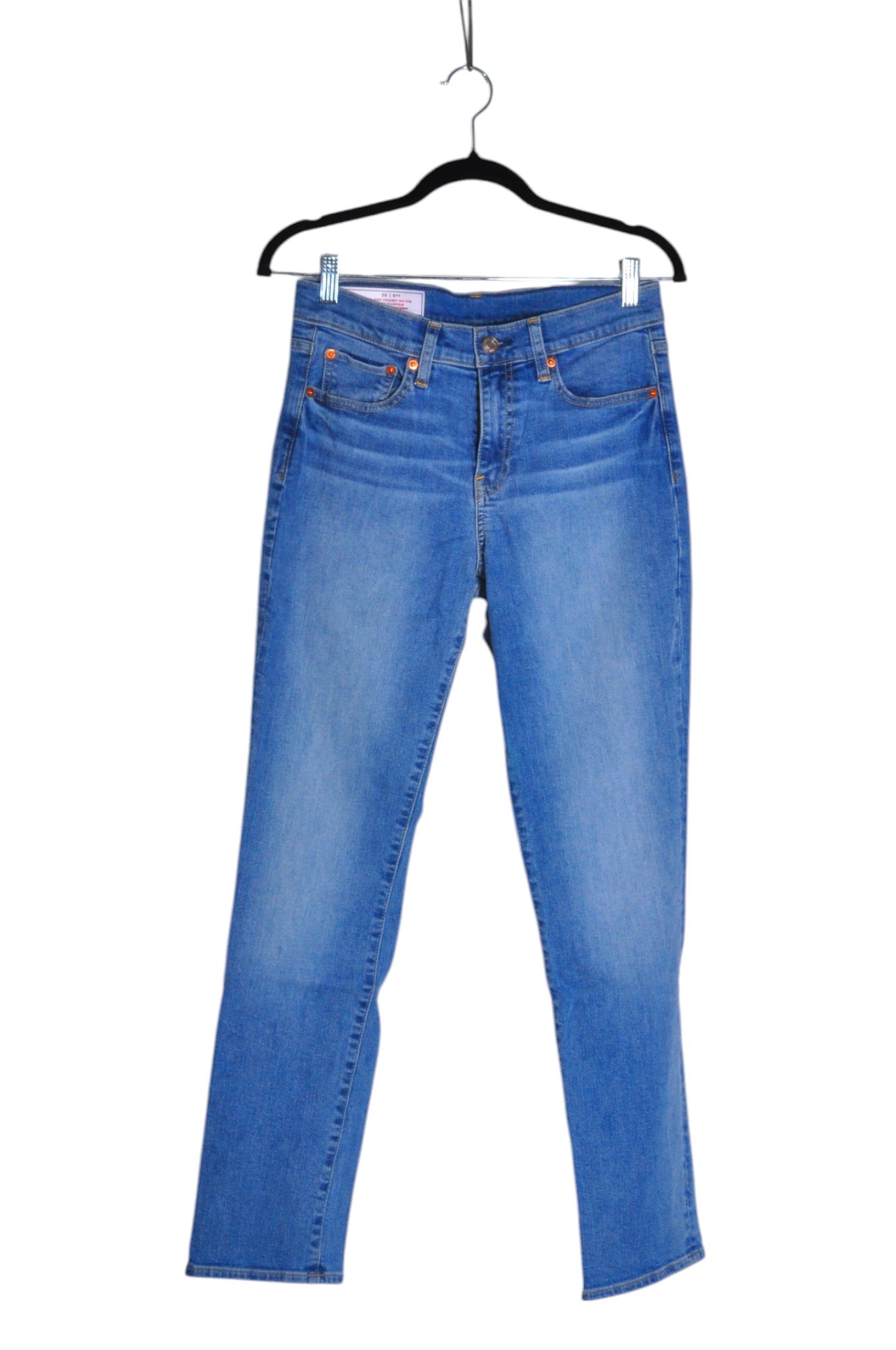 GAP Women Straight-Legged Jeans Regular fit in Blue - 28