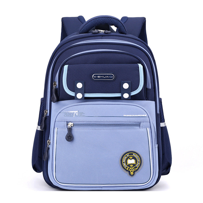 Kids Ergonomic School Backpack – Spine Protection Oxford Cloth Bag for Primary School Students