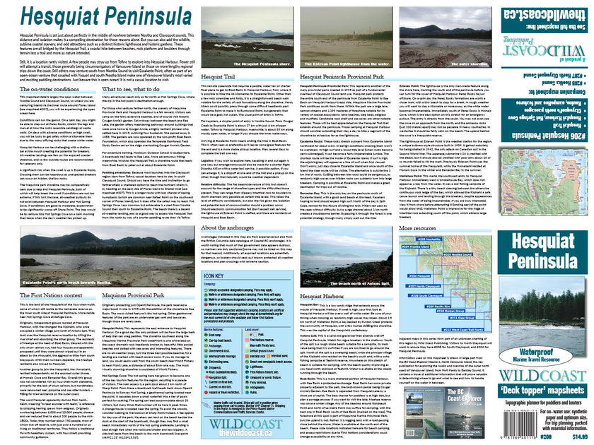 206 Hesquiat Peninsula Coast and Trail Map