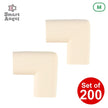 [ ケース販売 ]  SmartAngel  コーナーガードM（アイボリー）×200個入 [西松屋]【日本出荷】