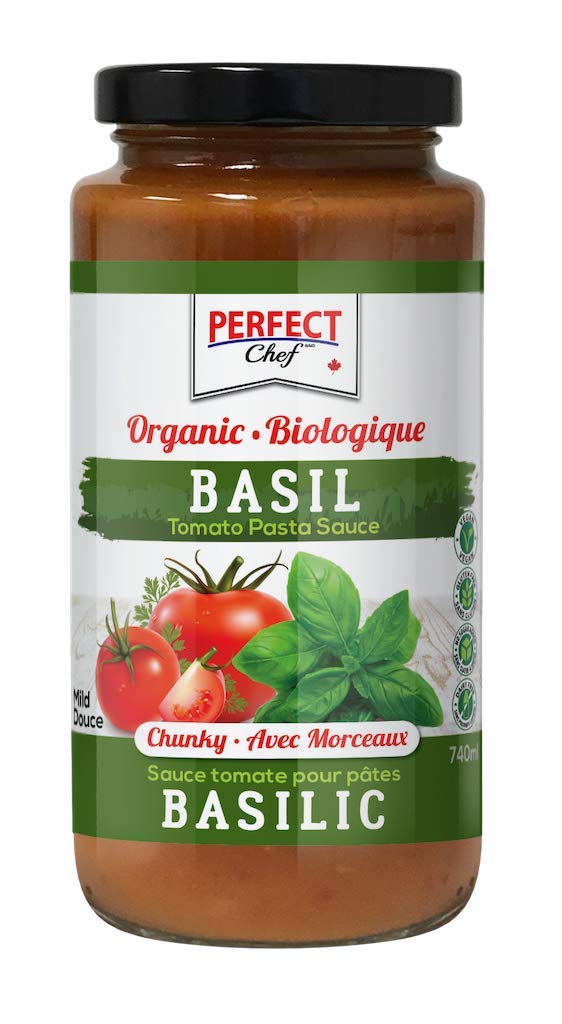 Perfect Chef - Organic Basil Pasta Sauce (740ml)