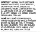 Perfect Chef - Red Lentil Pasta Sauce (740ml)