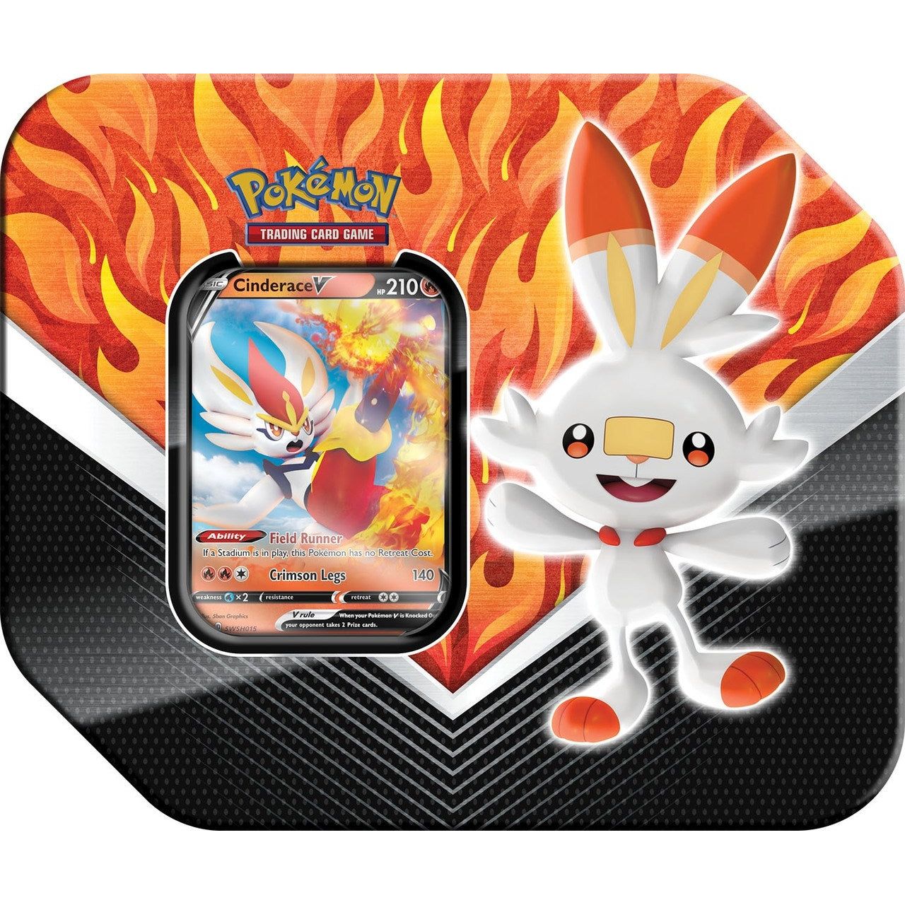 Galar Partners Tin [Cinderace V]