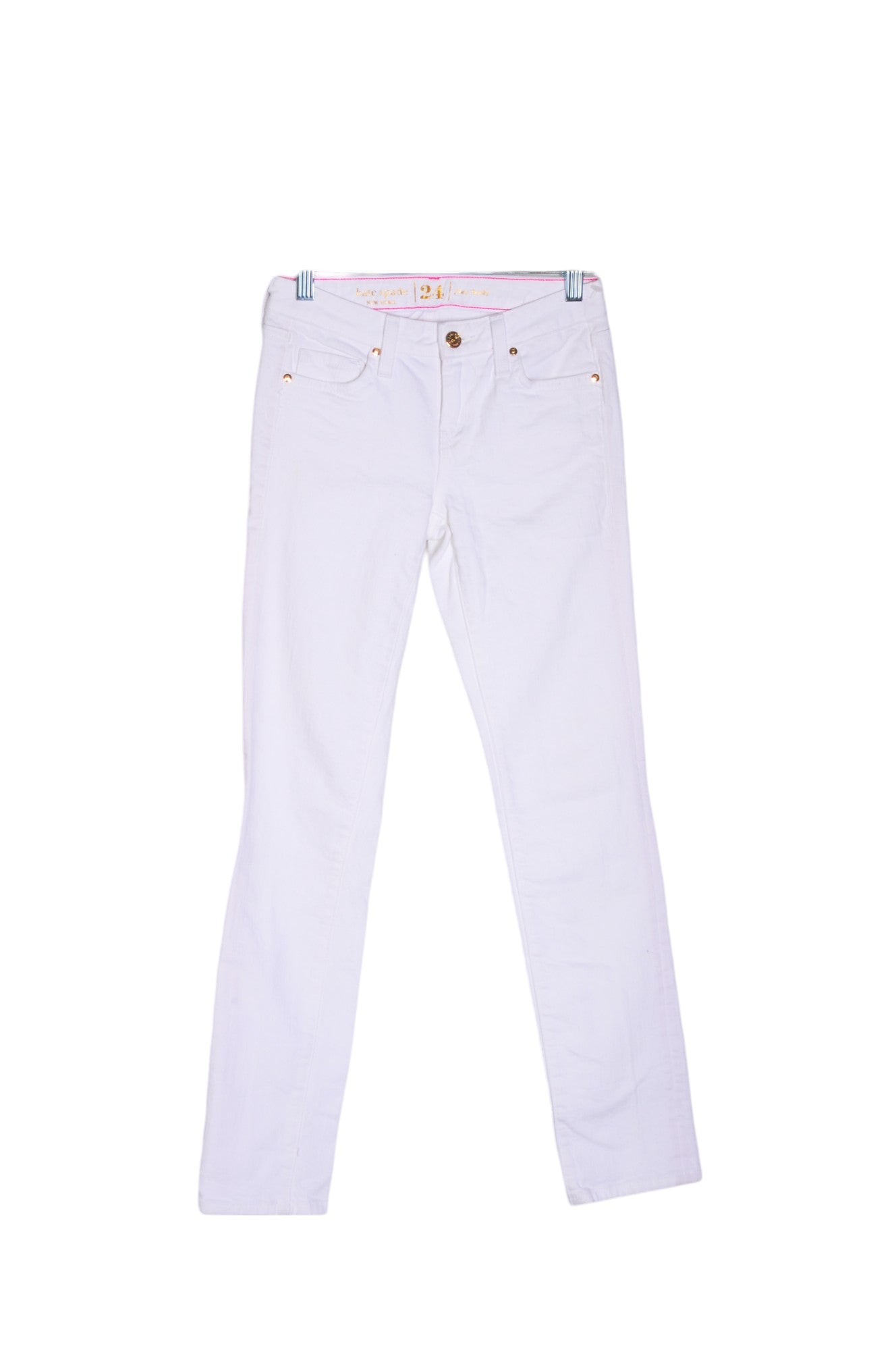 KATE SPADE Women Straight-Legged Jeans Regular fit in White - 24