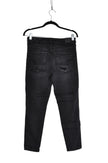 AMERICAN EAGLE Women Straight-Legged Jeans Regular fit in Black - 8